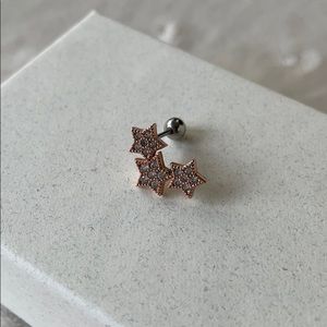 [NWOT] Stars Stud Cartilage Earring